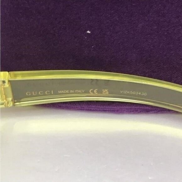 New Season Gucci Eyewear Mask-shaped frame sunglasses - Picture 10 of 14